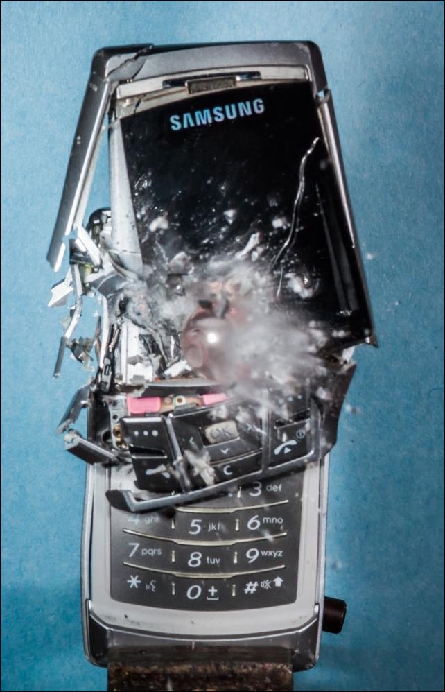 Высокоскоростная съемка разрушений объектов