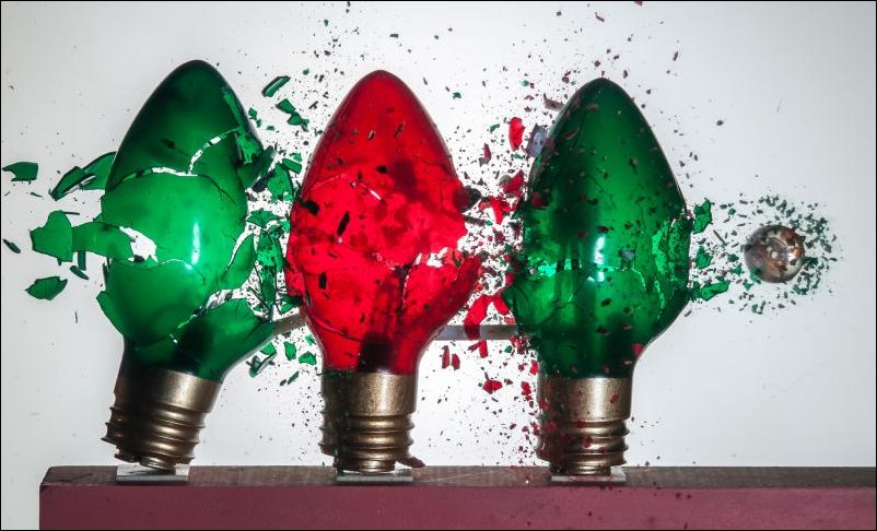 Высокоскоростная съемка разрушений объектов