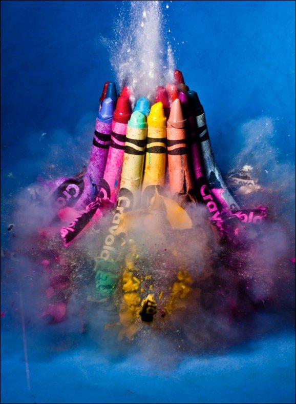 Высокоскоростная съемка разрушений объектов