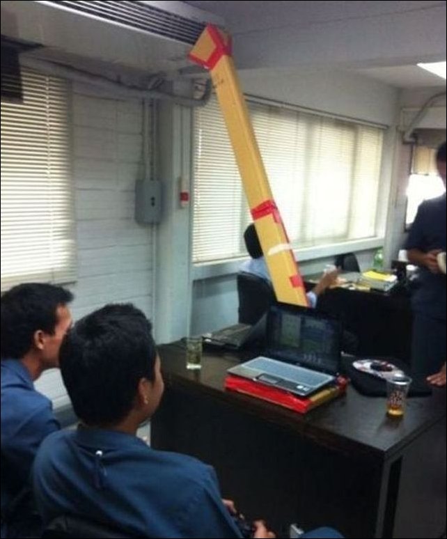 Почесал тыковку, сработала смекалка