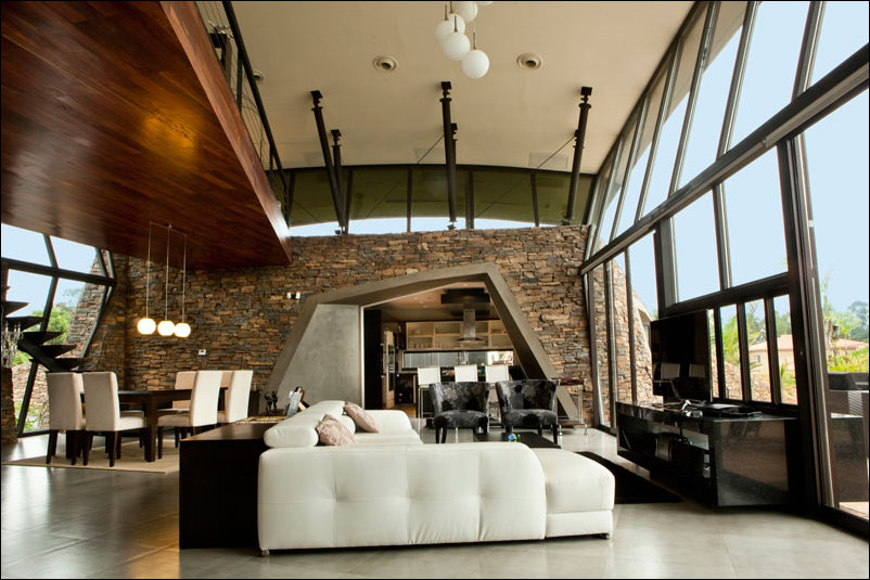 удивительный дом внутри холма