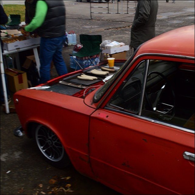 Мангал из стареных жигулей