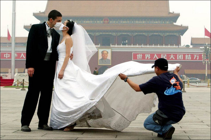 Прикольные свадебные фотографии