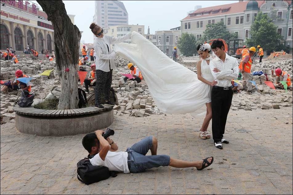 Прикольные свадебные фотографии