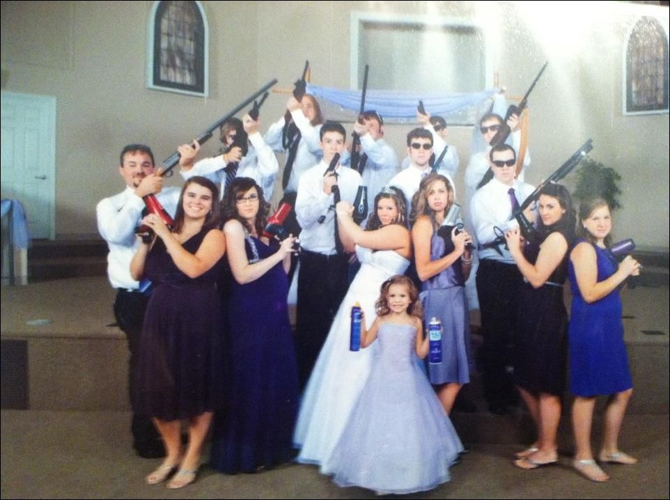 Прикольные свадебные фотографии