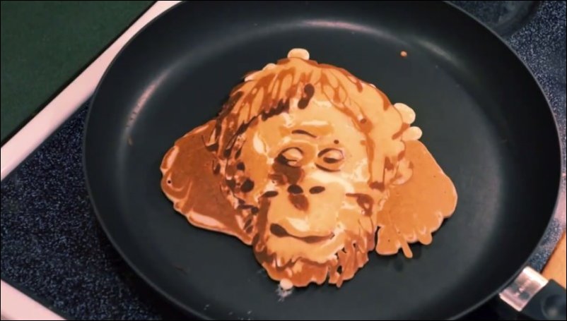 Рисунки на сковороде