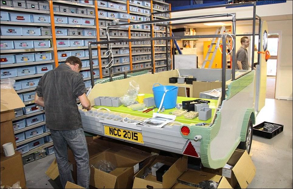 Прицеп-караван из лего