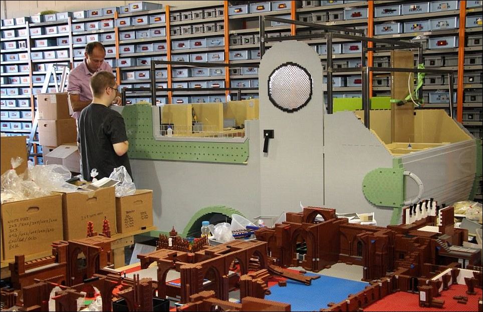 Прицеп-караван из лего