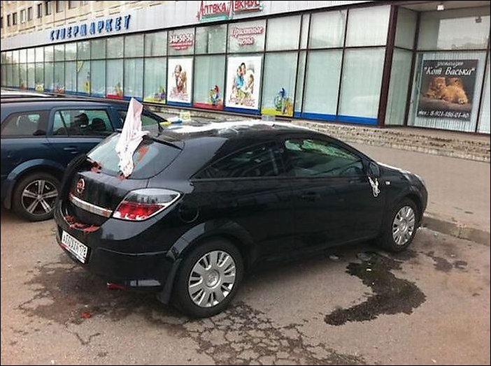 Подборка автомобильной мести