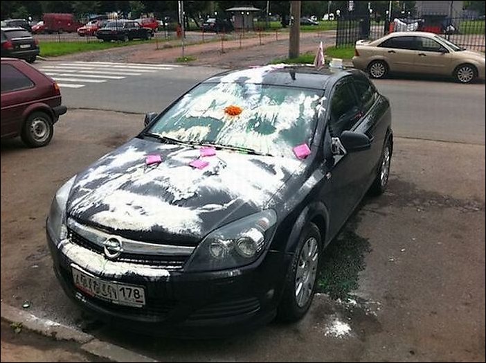 Подборка автомобильной мести