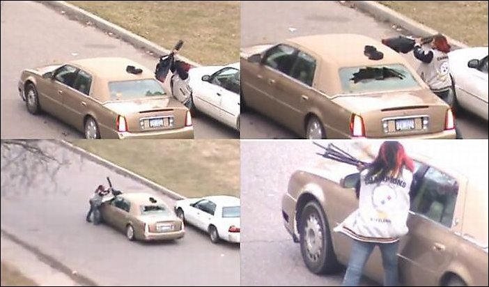 Подборка автомобильной мести