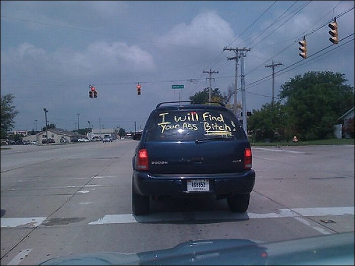 Подборка автомобильной мести