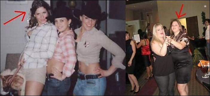 Девушки, которые потолстели