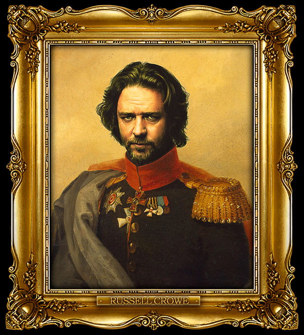 Иностранные знаменитости в образе русских генералов - участников войны 1812 года