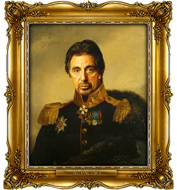 Иностранные знаменитости в образе русских генералов - участников войны 1812 года