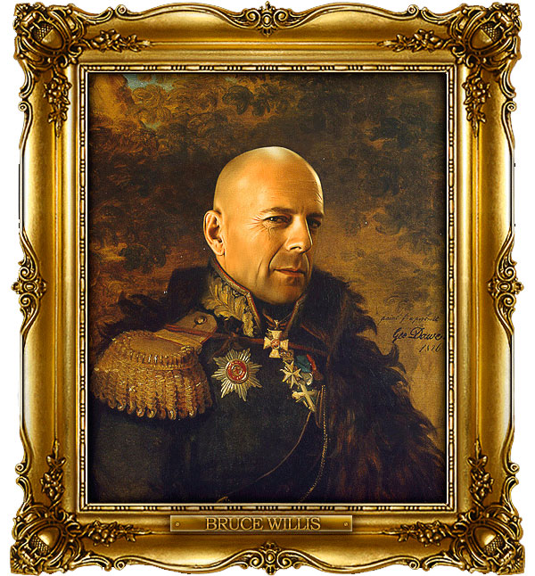 Иностранные знаменитости в образе русских генералов - участников войны 1812 года