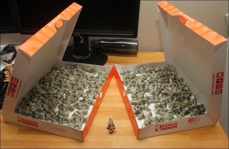 Оригами-свинки