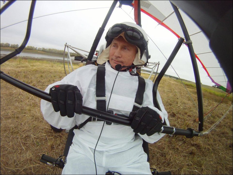 Путин и журавли