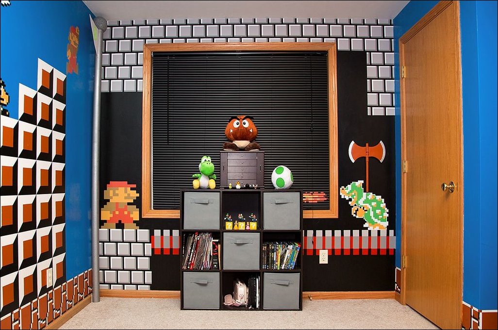 Комната в стиле Супер Марио