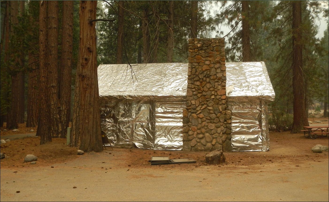 Лесные пожары в Калифорнии