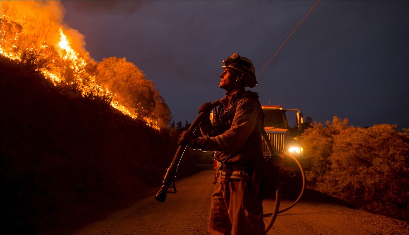 Лесные пожары в Калифорнии