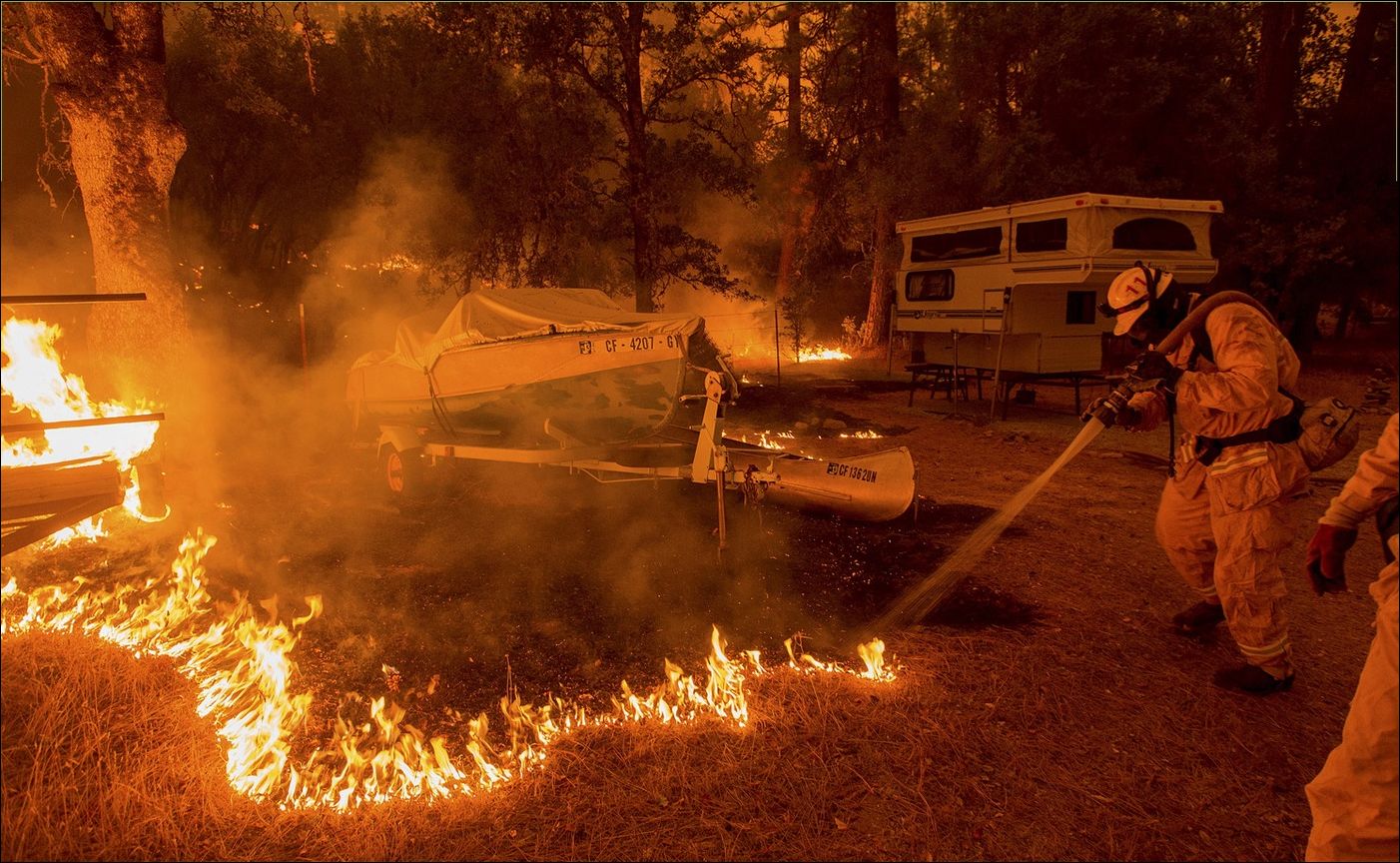 Лесные пожары в Калифорнии