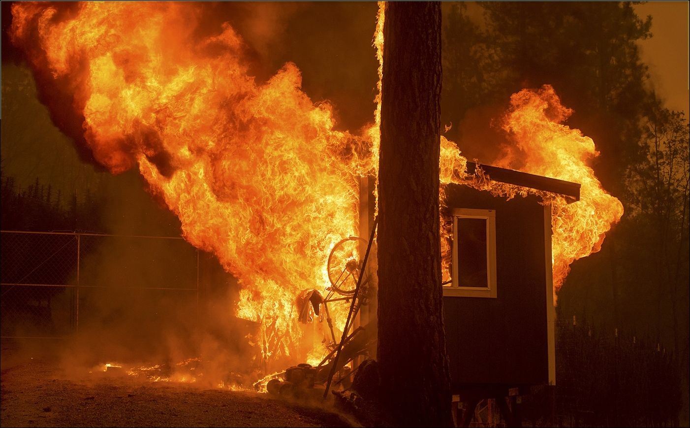 Лесные пожары в Калифорнии