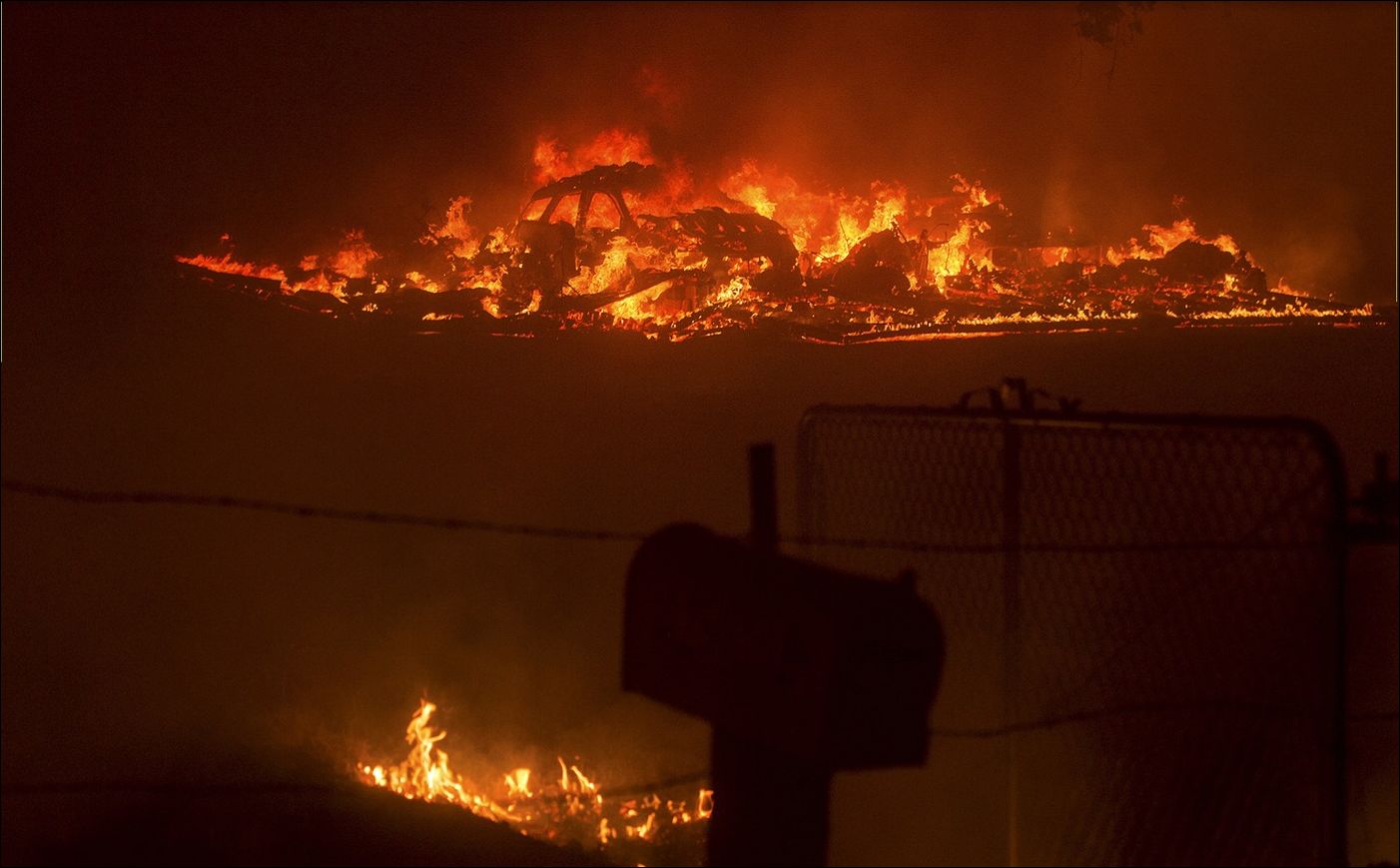 Лесные пожары в Калифорнии