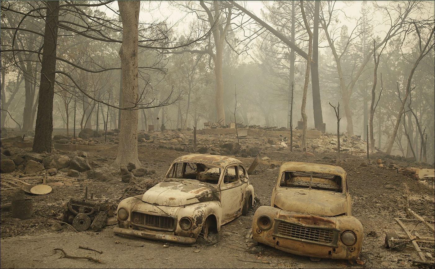 Лесные пожары в Калифорнии