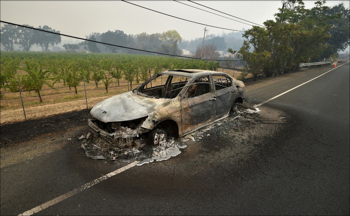 Лесные пожары в Калифорнии