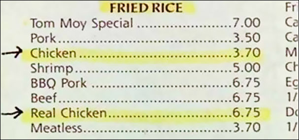 Смешные неправильные переводы в меню китайских ресторанов