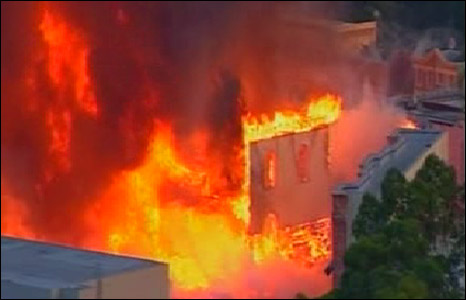 пожар на Universal Studios