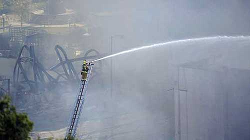 пожар на Universal Studios