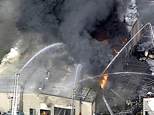 пожар на Universal Studios