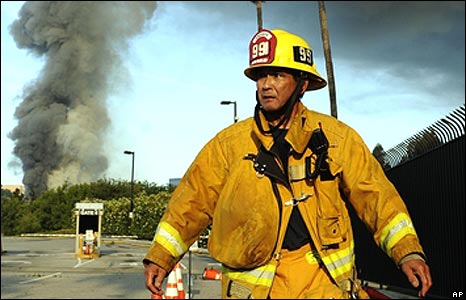 пожар на Universal Studios
