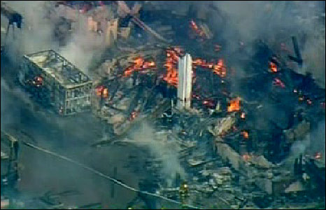 пожар на Universal Studios