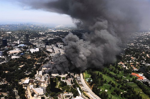 пожар на Universal Studios