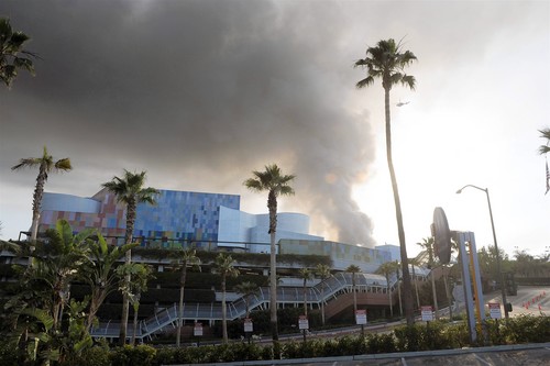 пожар на Universal Studios