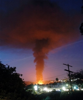 пожар на Universal Studios