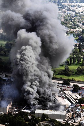 пожар на Universal Studios