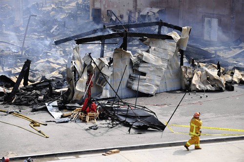 пожар на Universal Studios